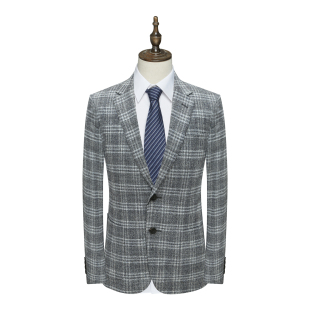 外套 羊毛意大利面料两粒扣商务休闲西装 Y1624路易男式 春秋西服