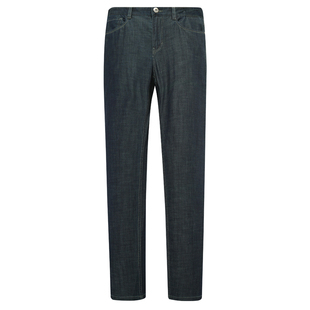 商务休闲长裤 棉中腰修身 牛仔蓝 牛仔裤 MY388美春秋厚度男式