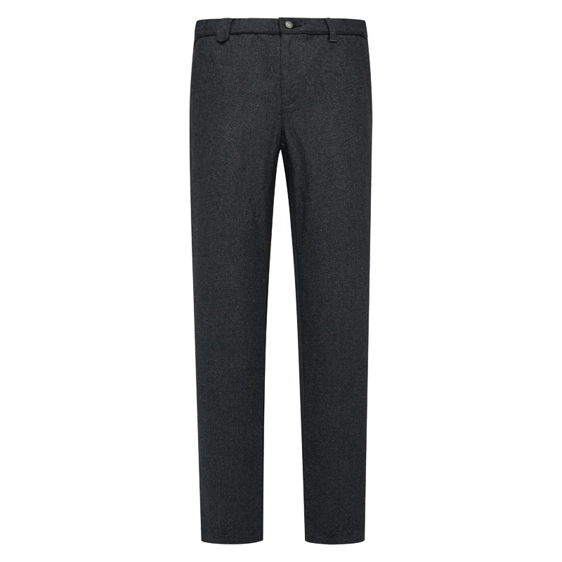 AB1033邦纳春秋厚度男式休闲裤 羊毛中腰修身商务休闲长裤