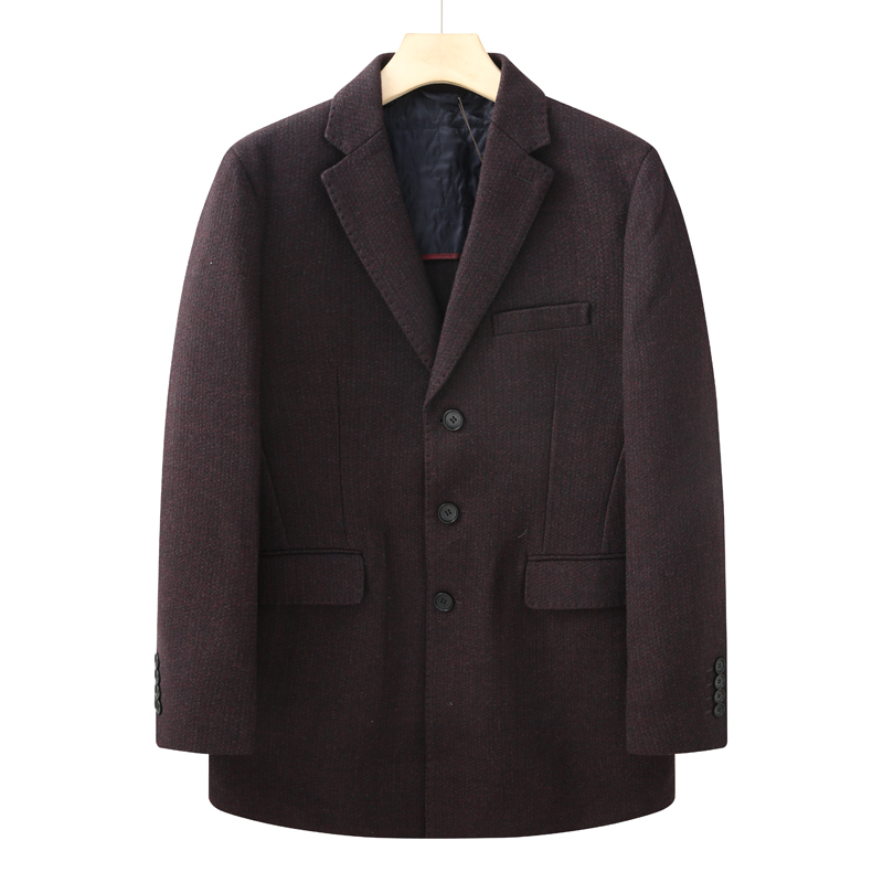 CA253 机场货 卡秋冬男毛呢大衣 羊毛直排扣保暖防风外套时尚都市