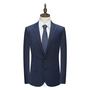 1200299 羊毛两粒扣无开衩商务休闲西装 MY327美春秋厚度男式 西服