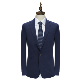 196716 商务西装 B1471鸟牌男春秋西服 绵羊毛一粒扣双开衩修身