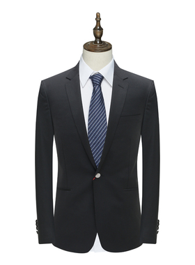 AB993邦纳男式春秋西服 羊毛一粒扣后中开衩商务休闲西装 28962