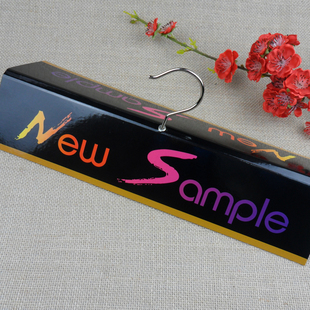 37cm面料挂卡布行布料夹空白现货纺织吊卡new sample烫银布样挂钩
