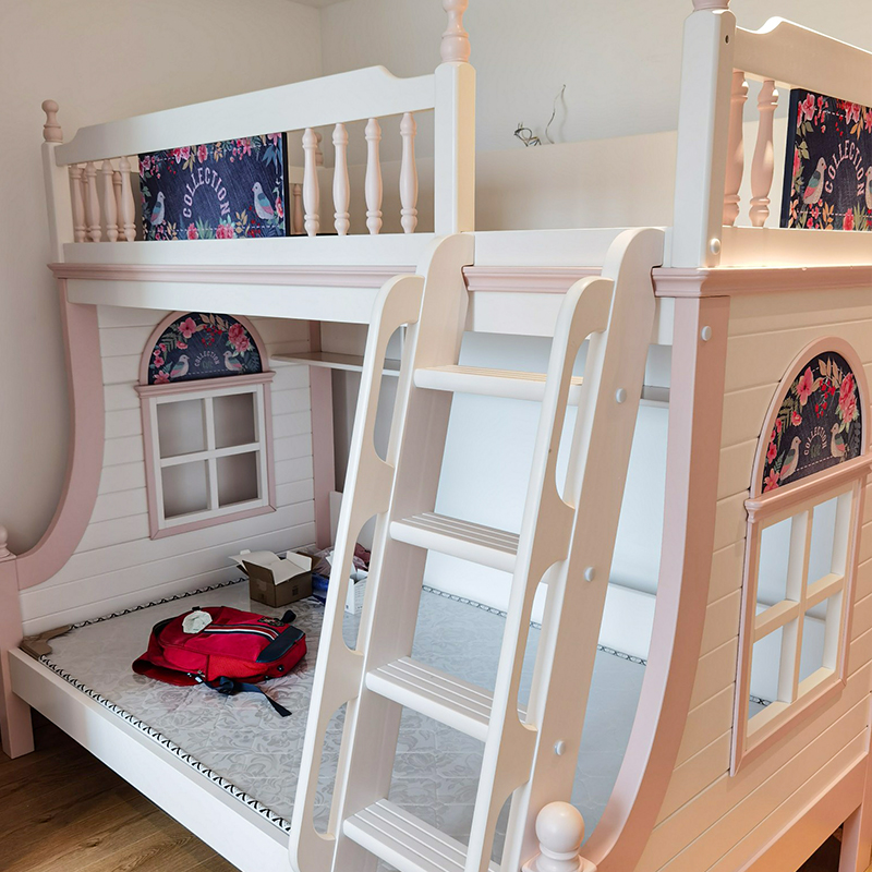 星星索儿童床实木女孩公主