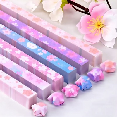 盒装五角星幸运星折纸