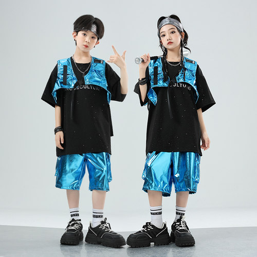 街舞儿童潮服演出服套装hiphop