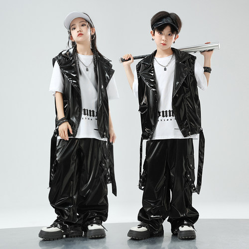 街舞儿童潮服演出服套装hiphop