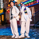 炸街hiphop西装 儿童街舞潮服嘻哈男童套装 童装 女童爵士舞演出服秋