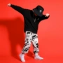 Trang phục khiêu vũ đường phố cho bé trai hip hop thủy triều nhảy jazz trang phục trẻ em trang phục mùa xuân bé gái hip-hop quần áo - Trang phục áo khoác trẻ em 10 tuổi