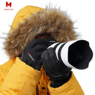 马田防水摄影手套露指触屏专业级防滑防风防寒保暖适用佳能尼康单反索尼富士松下微单无人机拍照专用户外男女