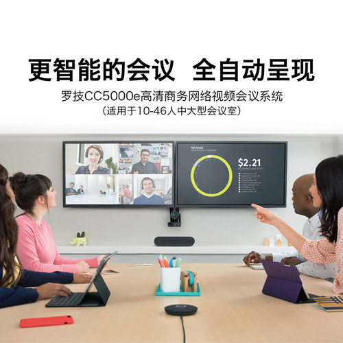 罗技超高清网络会议系统摄像头