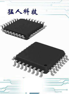 全新 ADS124S06IPBSR IC ADC 24BIT 6CH I2C 32-TQFP