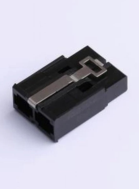 1982299-3 矩形连接器外壳2POS插座7.8mm母形插口黑色自由悬挂