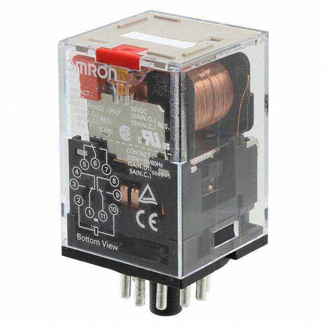 MKS3PI-5 AC110 【RELAY GEN PURPOSE 3PDT 10A 110V】