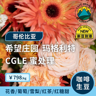 【26产季】希望庄园玛格丽特地块CGLE蜜处理哥伦比亚印格咖啡生豆