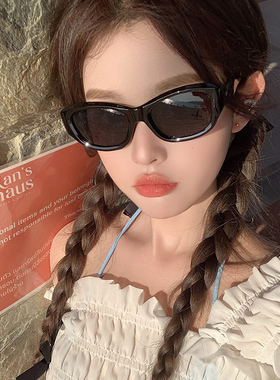 防紫外线欧美猫眼辣妹墨镜女Y2K