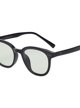 墨镜潮牌绿色网红个性风太阳镜