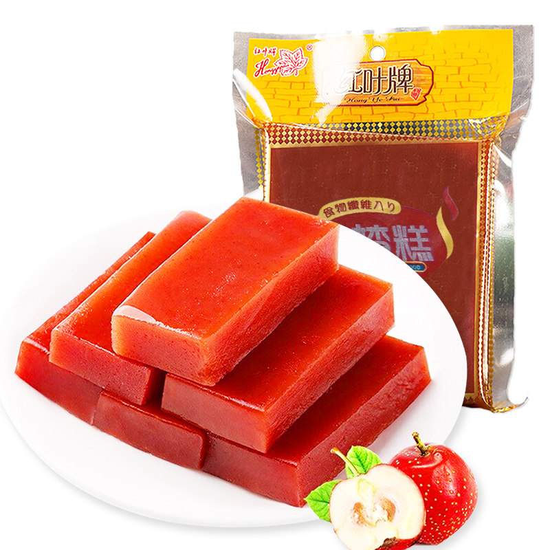红叶牌山楂糕50克x4袋山楂零食小吃徐州特产包邮