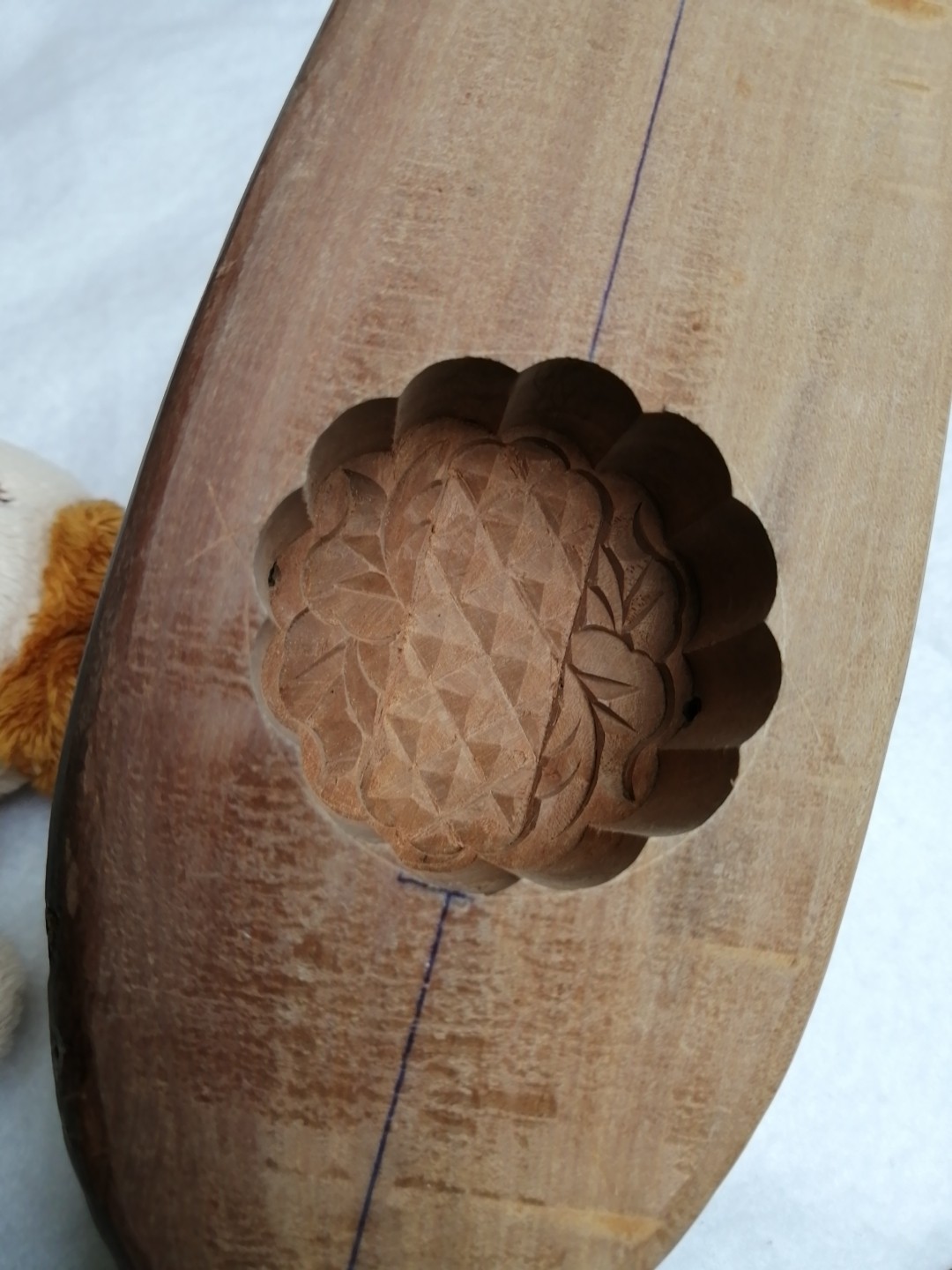 老式木质模具50克全花型模具中秋月饼模具每个