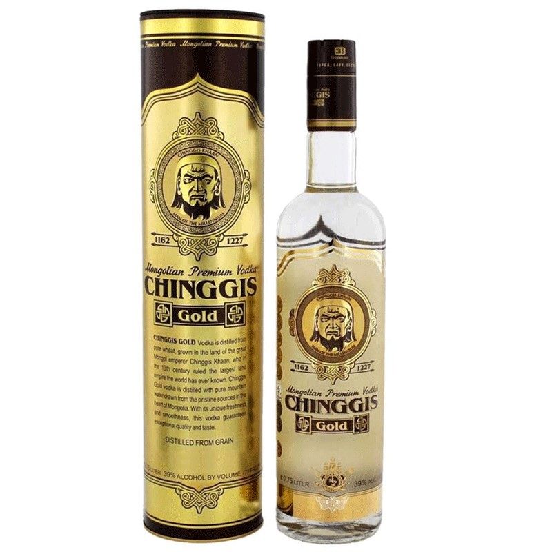 蒙古国进口伏特加 晴棘斯 Chinggis Gold Vodka 礼盒装,酒类,伏特加/Vodka,淘宝优惠券,粉丝福利购,淘宝优惠卷
