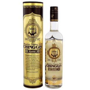 Vodka Gold Chinggis 蒙古国进口伏特加 礼盒装 晴棘斯