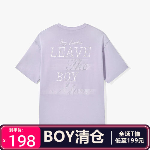 BOY LONDON专柜正品男女春夏潮牌无性别短袖休闲T恤B261N0101809