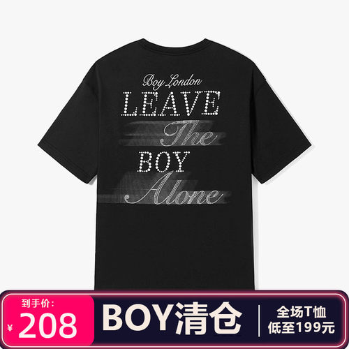 BOY LONDON专柜正品男女春夏潮牌无性别短袖休闲T恤B261N0101802