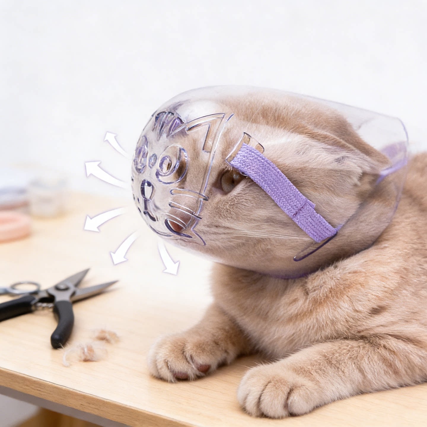 防乱吃咬防猫叫猫咪神器口罩嘴套嘴罩防咬可调节洗澡止吠器脸罩