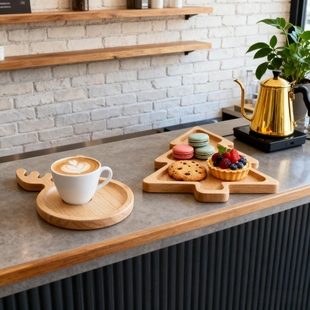 圣诞帽圣诞树木盘下午茶亲子送礼家居聚餐茶点瓜子甜品寿司点心盘