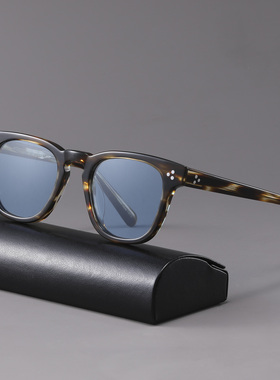 男生复古通用简约男树脂墨镜