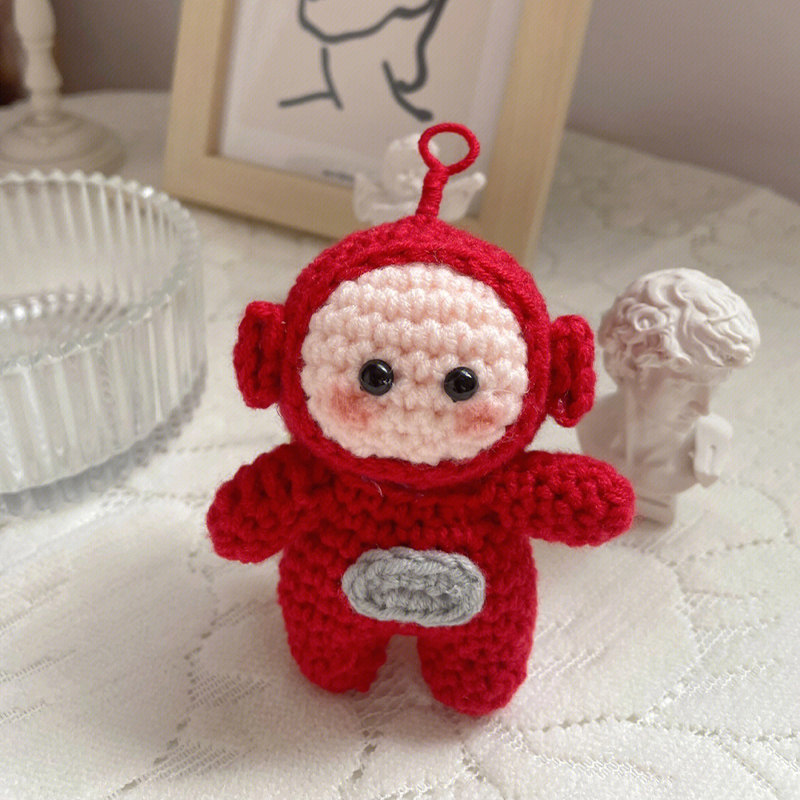 TELETUBBIES HAND-KNITTED DIY MATERIAL PACKAGE WOOL DOLL CROCHET HAND-MADE GIRLFRIEND ROOMMATE GIFTS