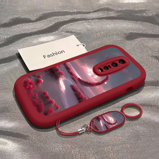 适用红米K20手机壳Redmi保护套Pro新款硅胶尊享镜头全包创意防摔套花海月亮男女同款网红时尚个性软壳挂绳潮