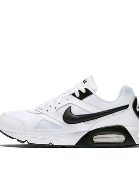 Nike Air Max Ivo 低帮 气垫 休闲跑步鞋 男款 白黑色580518-106