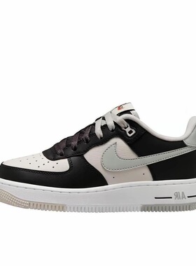 NikeAir Force 1 合成革 低帮 板鞋 黑变色 男女同款FB9035-002