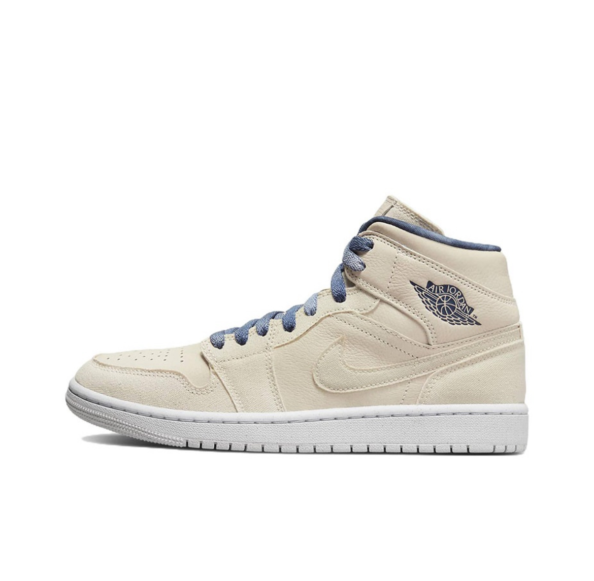 Jordan Air Jordan 1 潮流 中帮 复古篮球鞋 女款DM9126-104