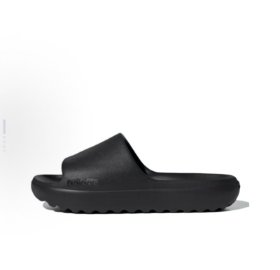 adidas Adilette Lumia  防滑防磨一字拖鞋 男女同款 黑色JP9580
