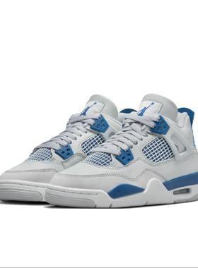 JORDANJordan Air Jordan 4灰蓝AJ4女子复古篮球鞋HF4281-141