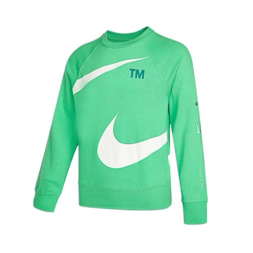 Nike Swoosh Ft Crew 针织圆领美式运动拼接套头卫衣DD6097-362