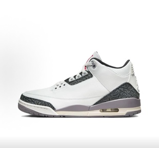 防滑 106 Jordan 男款 白灰CT8532 复古篮球鞋 Air 中帮