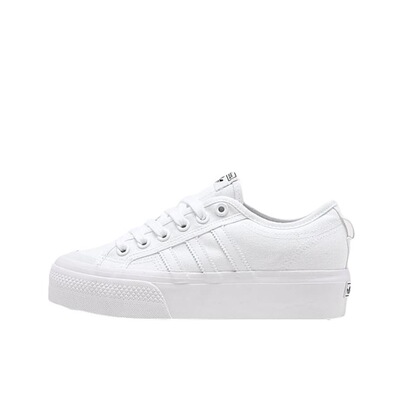 adidas originals Nizza Platform 织物 防滑 舒适 板鞋FV5322