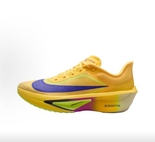 Nike Zoom Fly 6 经典舒适 马拉松跑步鞋 男款 柠檬黄FN8454-800
