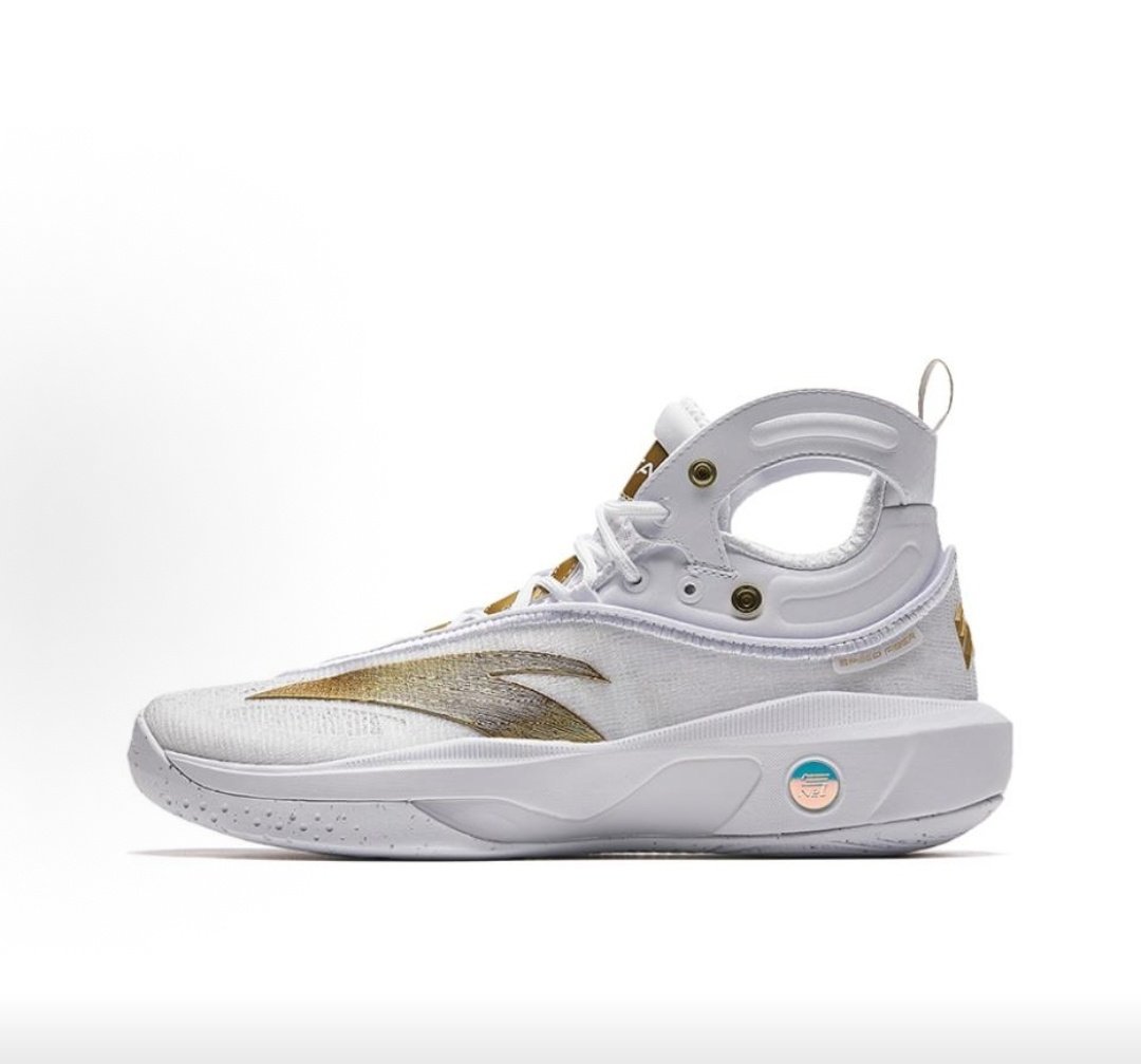 Anta安踏 KT8 汤普森8代高帮 氮科技 篮球鞋男款 白金112331101-4