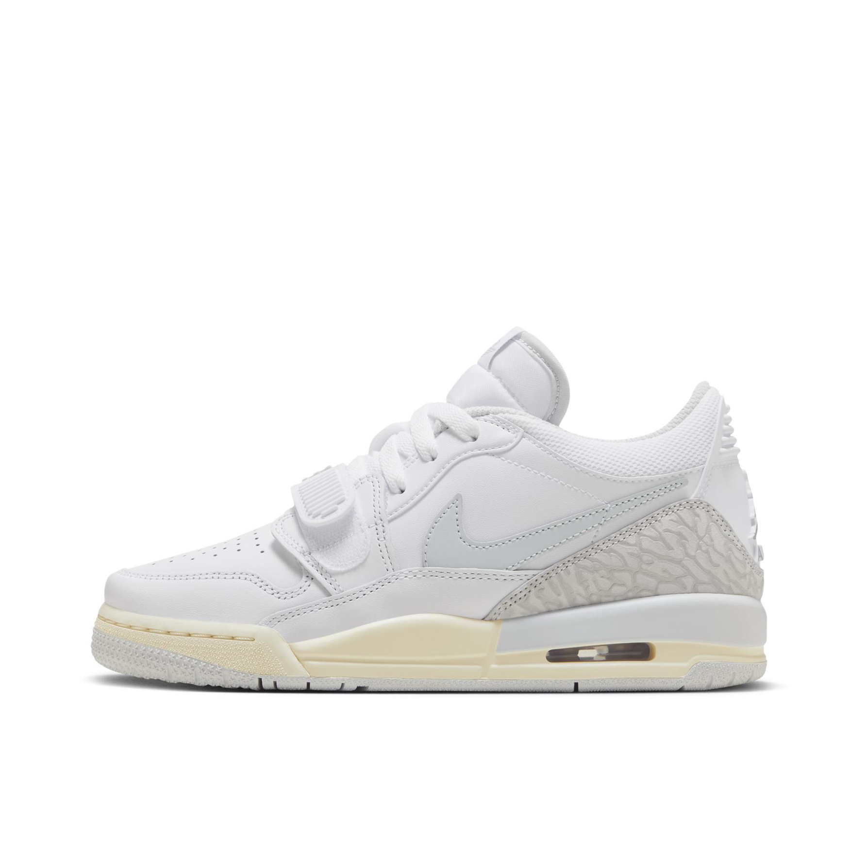 Jordan Legacy 312 Low 皮革低帮 篮球鞋 白银男女同款HJ3483-101