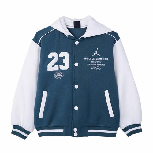 Jordan夹克外套 休闲舒适连帽 蓝色/白色HQ7075-366