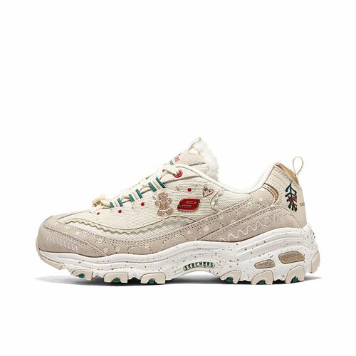 Skechers斯凯奇 D'LITES 1.0 熊猫鞋 姜饼鞋 老爹鞋149257-OFWT