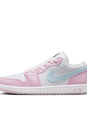 Jordan Air Jordan 1 LOW 耐磨 低帮 复古篮球鞋 女款 HM3706-141