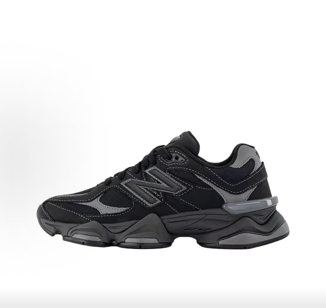 New Balance NB 9060 百搭舒适跑步鞋 男女同款 黑色U906079E