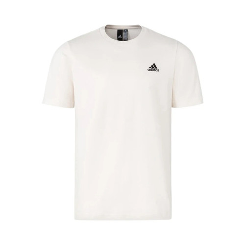 adidas MUST HAVES 纯色Logo标识运动休闲圆领短袖T恤IT4332