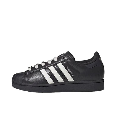 adidas originals Superstar 2 舒适百搭 板鞋 女款 黑色IH1628